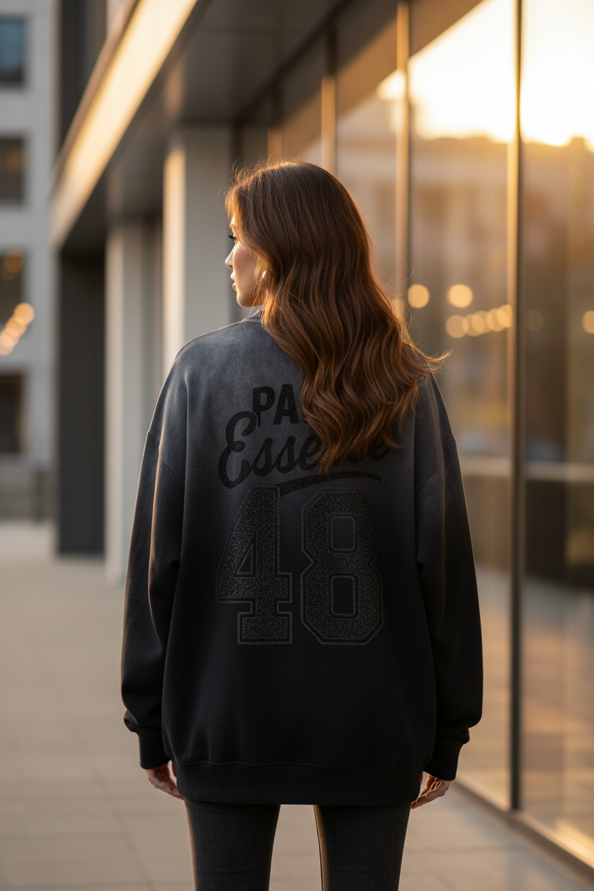 NEVER SILENCED FADED CREWNECK